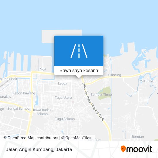 Peta Jalan Angin Kumbang