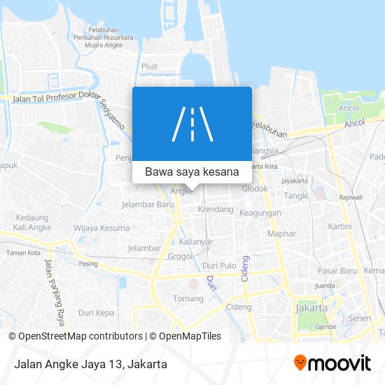 Peta Jalan Angke Jaya 13