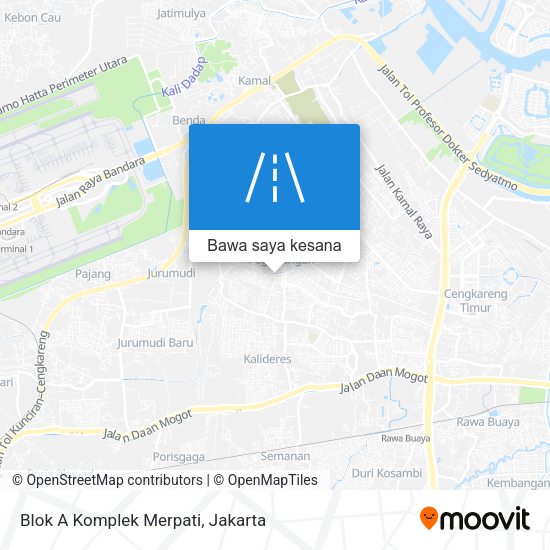 Peta Blok A Komplek Merpati