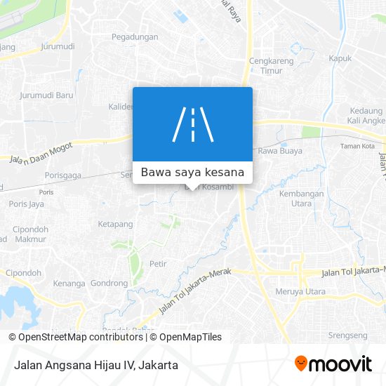 Peta Jalan Angsana Hijau IV