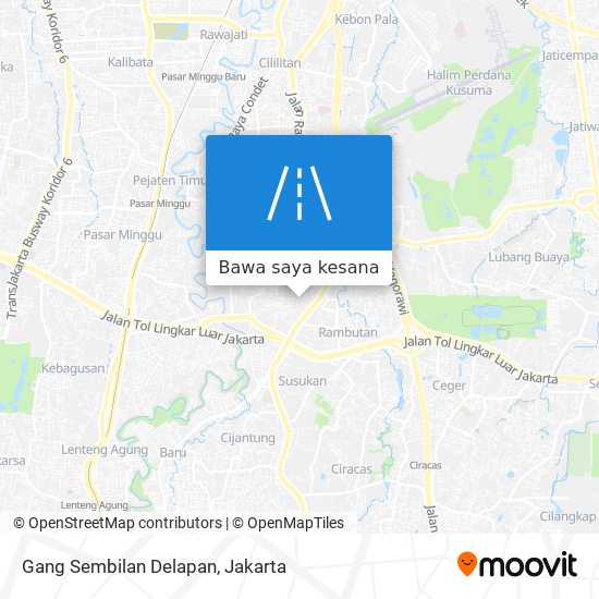 Peta Gang Sembilan Delapan