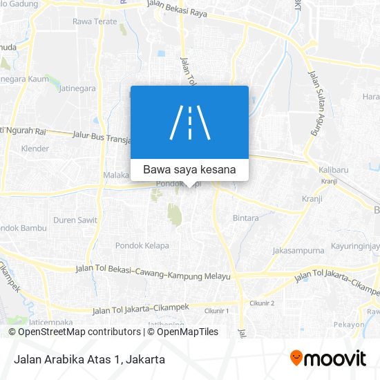 Peta Jalan Arabika Atas 1