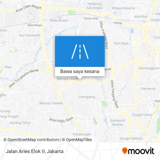 Peta Jalan Aries Elok II