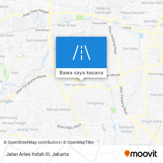 Peta Jalan Aries Indah III