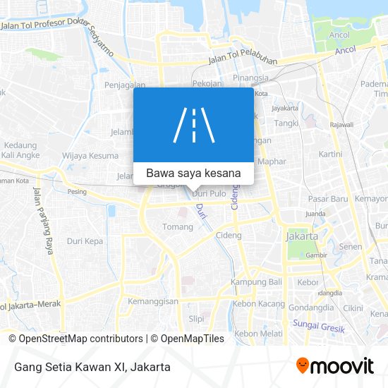 Peta Gang Setia Kawan XI