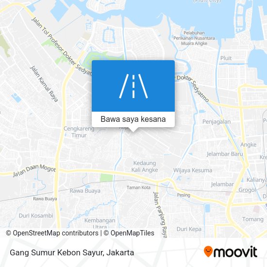 Peta Gang Sumur Kebon Sayur