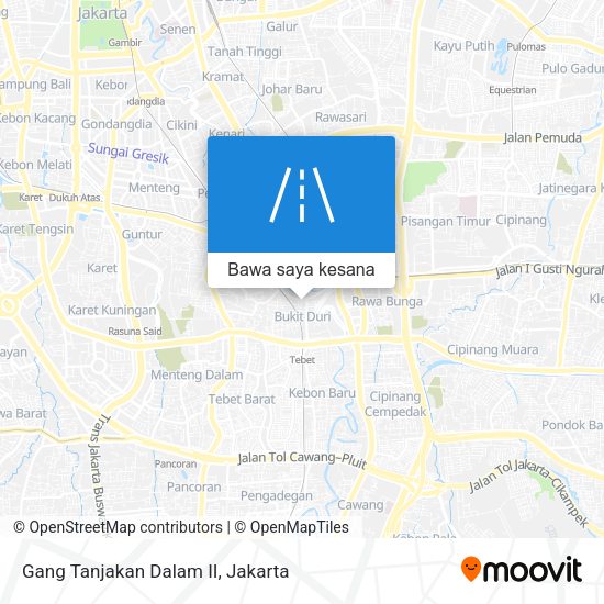 Peta Gang Tanjakan Dalam II