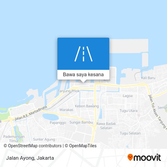 Peta Jalan Ayong