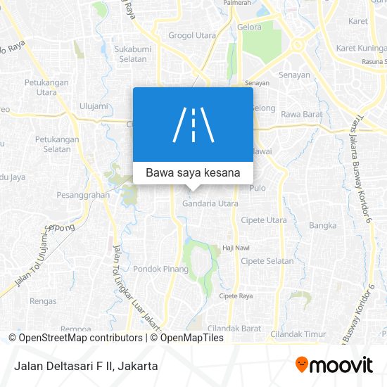 Peta Jalan Deltasari F II