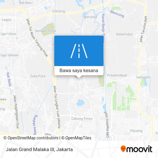 Peta Jalan Grand Malaka III