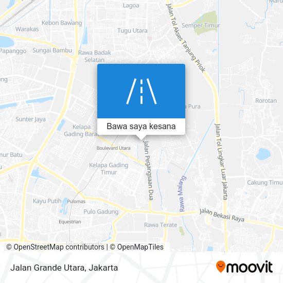 Peta Jalan Grande Utara