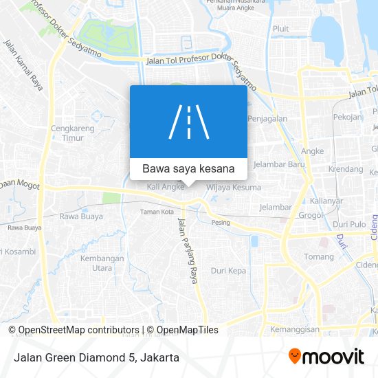 Peta Jalan Green Diamond 5