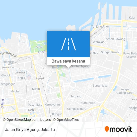 Peta Jalan Griya Agung