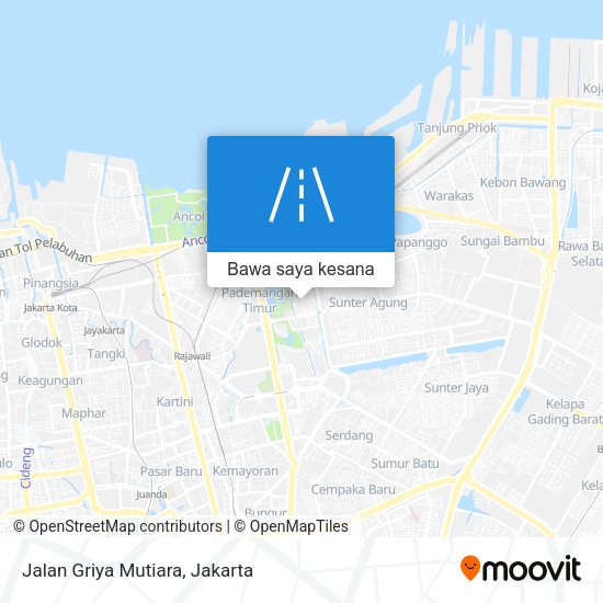 Peta Jalan Griya Mutiara