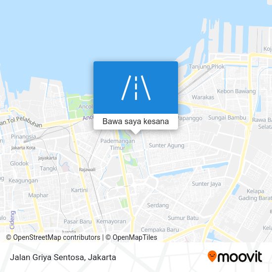 Peta Jalan Griya Sentosa
