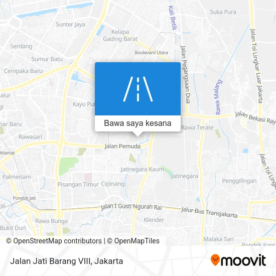 Peta Jalan Jati Barang VIII