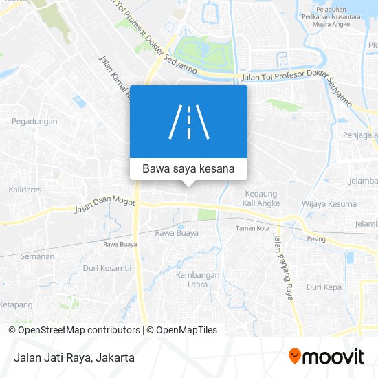 Peta Jalan Jati Raya