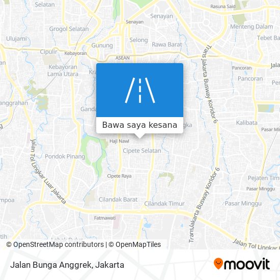 Peta Jalan Bunga Anggrek