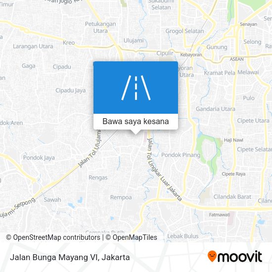 Peta Jalan Bunga Mayang VI