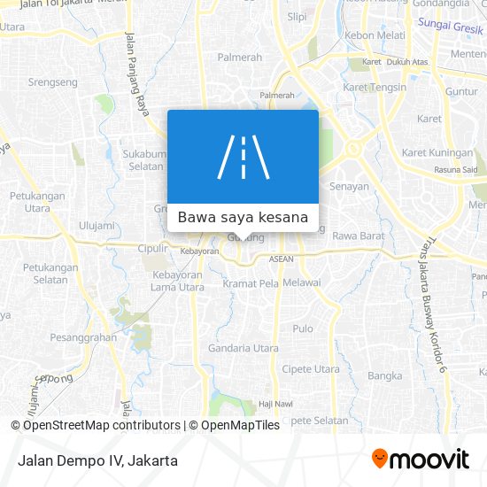 Peta Jalan Dempo IV