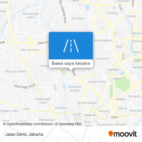 Peta Jalan Deris