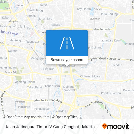 Peta Jalan Jatinegara Timur IV Gang Cenghai