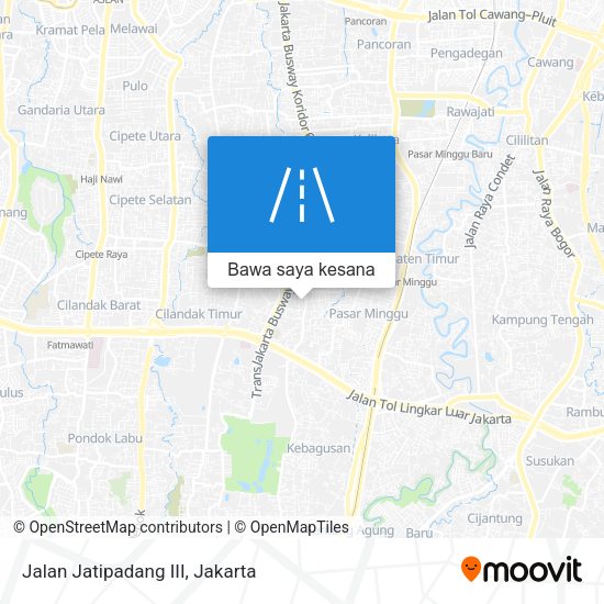 Peta Jalan Jatipadang III