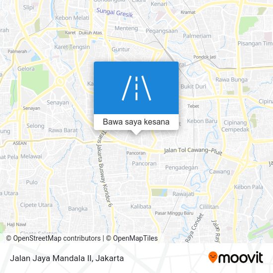Peta Jalan Jaya Mandala II