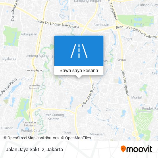 Peta Jalan Jaya Sakti 2