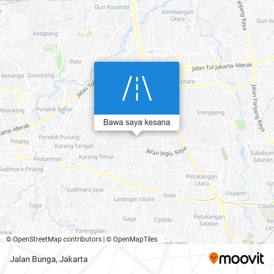 Peta Jalan Bunga