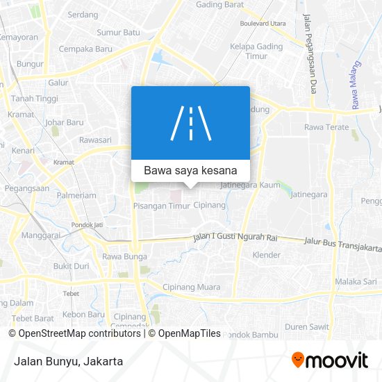 Peta Jalan Bunyu