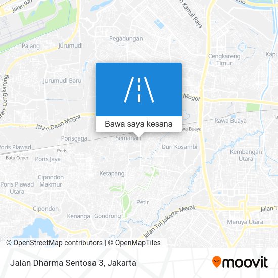 Peta Jalan Dharma Sentosa 3