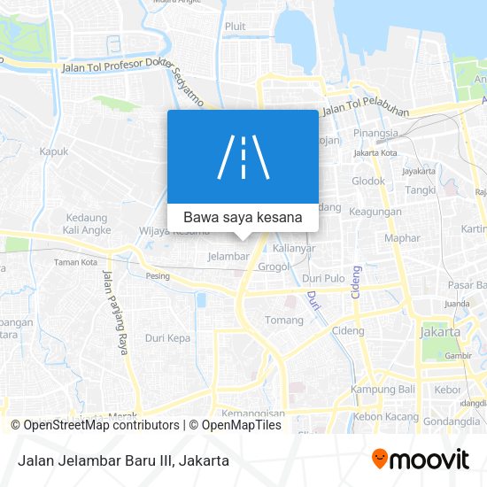 Peta Jalan Jelambar Baru III