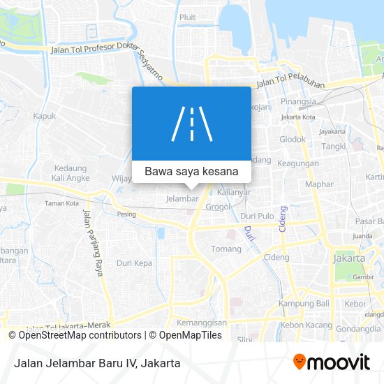Peta Jalan Jelambar Baru IV