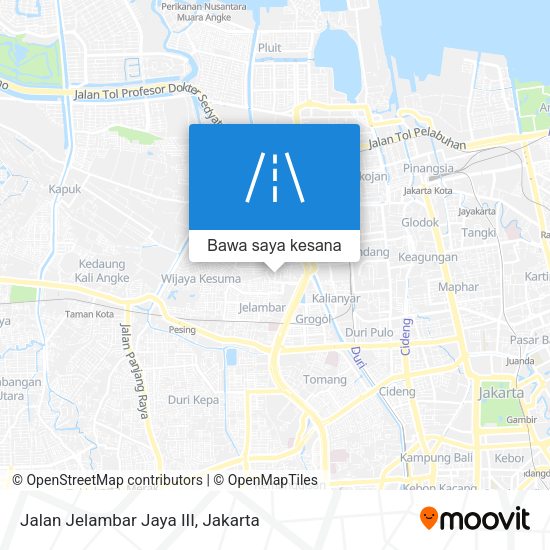 Peta Jalan Jelambar Jaya III