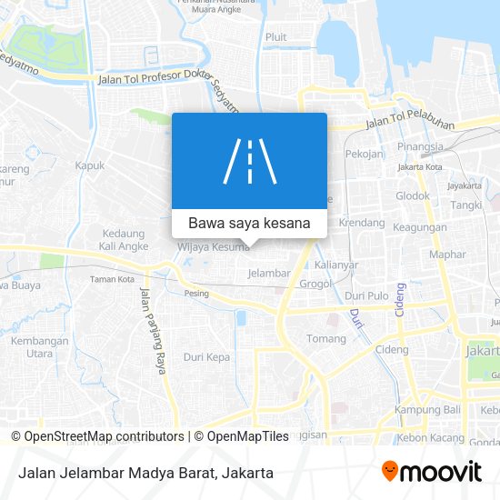 Peta Jalan Jelambar Madya Barat