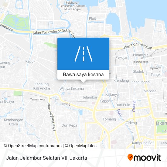 Peta Jalan Jelambar Selatan VII