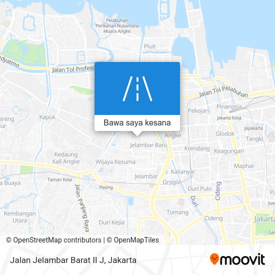Peta Jalan Jelambar Barat II J