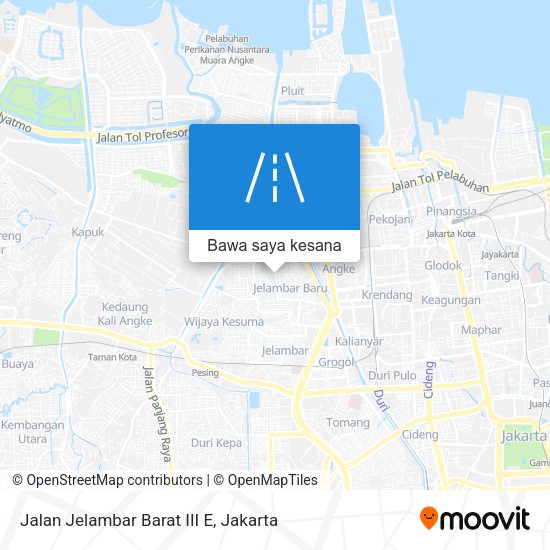 Peta Jalan Jelambar Barat III E