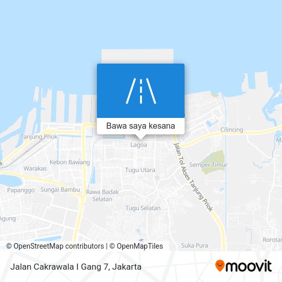 Peta Jalan Cakrawala I Gang 7