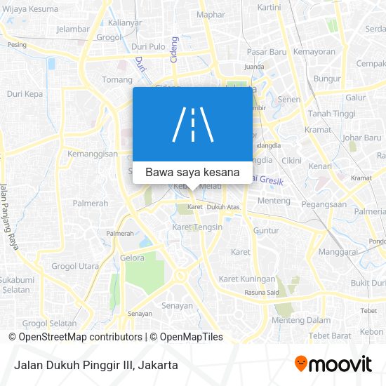Peta Jalan Dukuh Pinggir III