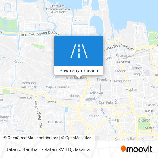Peta Jalan Jelambar Selatan XVII D