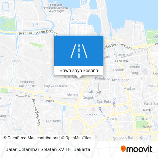 Peta Jalan Jelambar Selatan XVII H