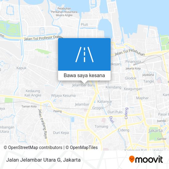 Peta Jalan Jelambar Utara G