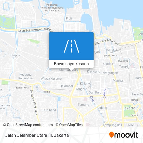 Peta Jalan Jelambar Utara III