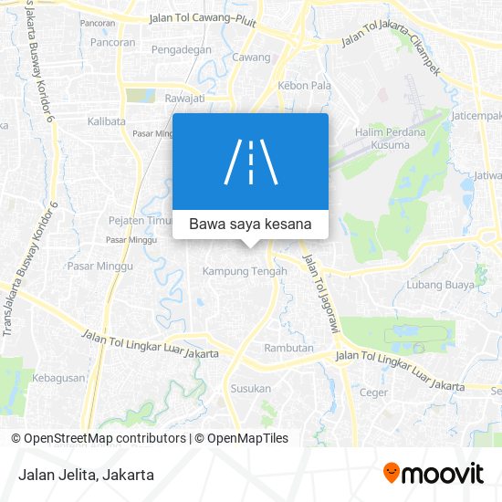 Peta Jalan Jelita