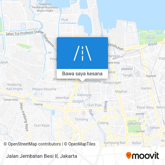 Peta Jalan Jembatan Besi II