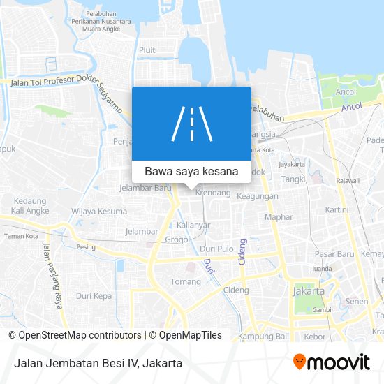 Peta Jalan Jembatan Besi IV