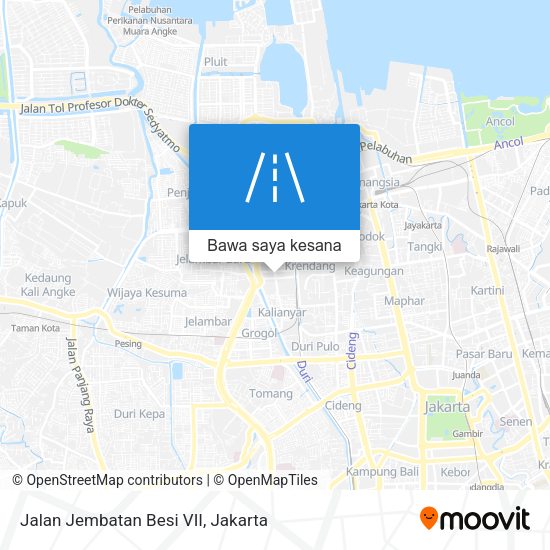 Peta Jalan Jembatan Besi VII