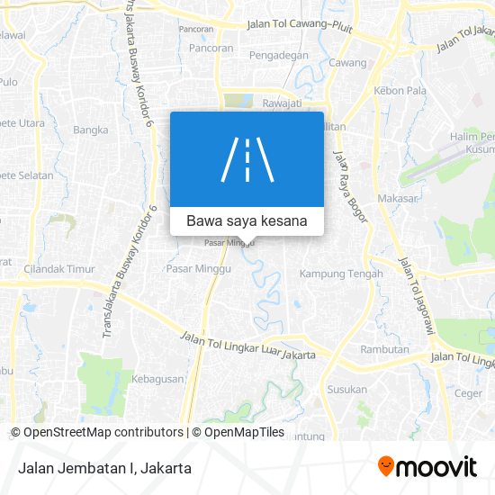 Peta Jalan Jembatan I